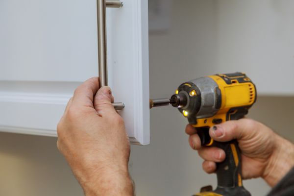 Cabinet Knob Installation in Milford